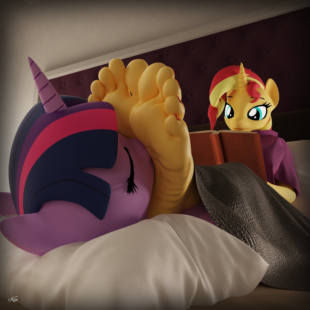 Would you want to sleep like this?~
Link on my bio for 4K version