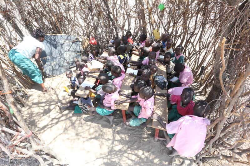 Meanwhile how classrooms in some parts of Kenya look like. What would create a better image? Better classes or a Gulf Stream?