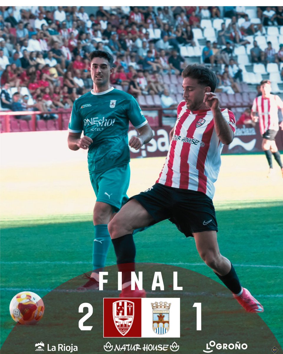 Final en Las Gaunas. 2-1 sobre el Náxara. Primer +3 de la temporada gracias a los goles de Urki y Cabetas, que remontaron el tanto de Villos.