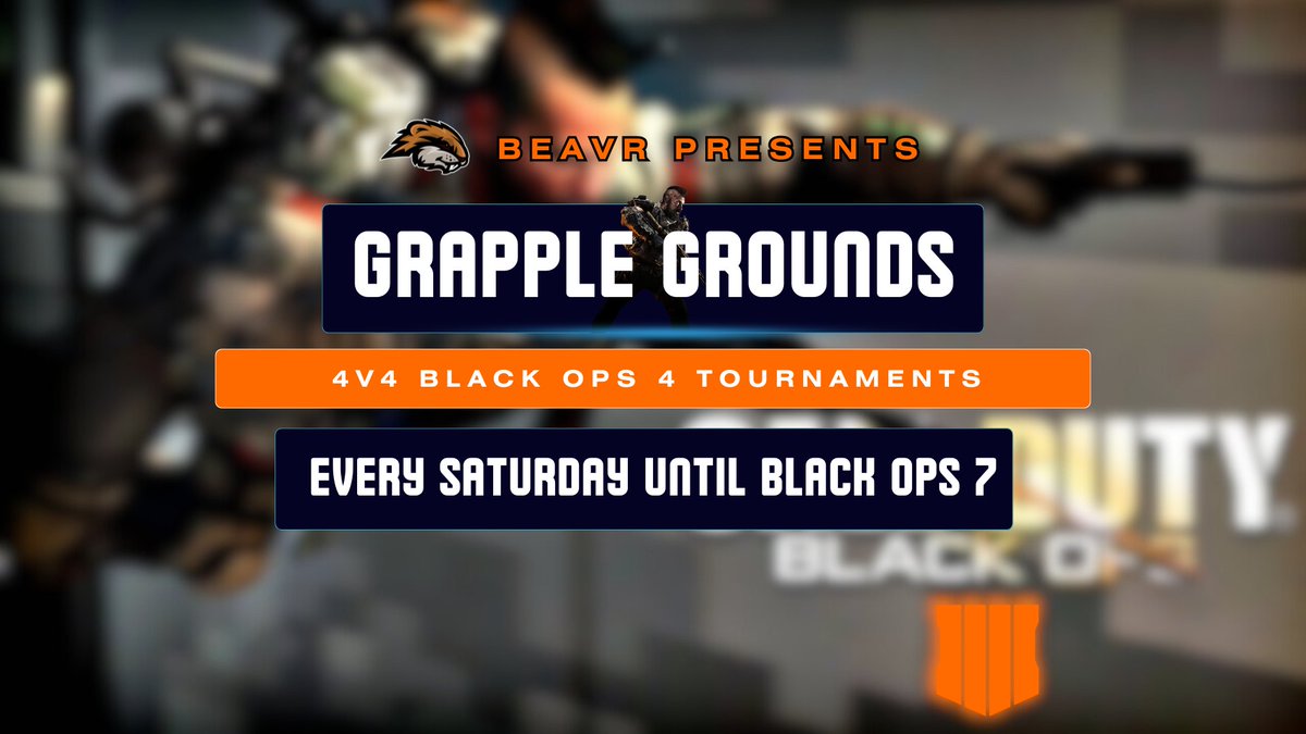 Lets reverse the clock...

Grapple Grounds: Weekly Black Ops 4 Tournaments

Get ready and compete every Saturday on Black Ops 4, starting this Saturday, 9/20 @ 7 EST!

- Entry Fee: $10 per team

- Prize: Winner takes all

let's make some magic until Bo7. DM us to sign up!