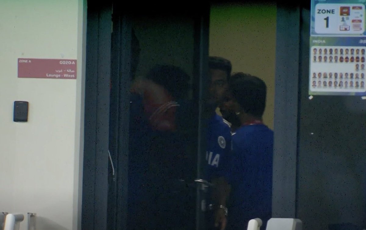 🚨 The Indian dressing room door got closed immediately after the win. 🇮🇳

The Indian players didn't make any handshake.

The boys didn't have the power to cancel the game but they had the power to win and they won and gave belt treatment in the ending.