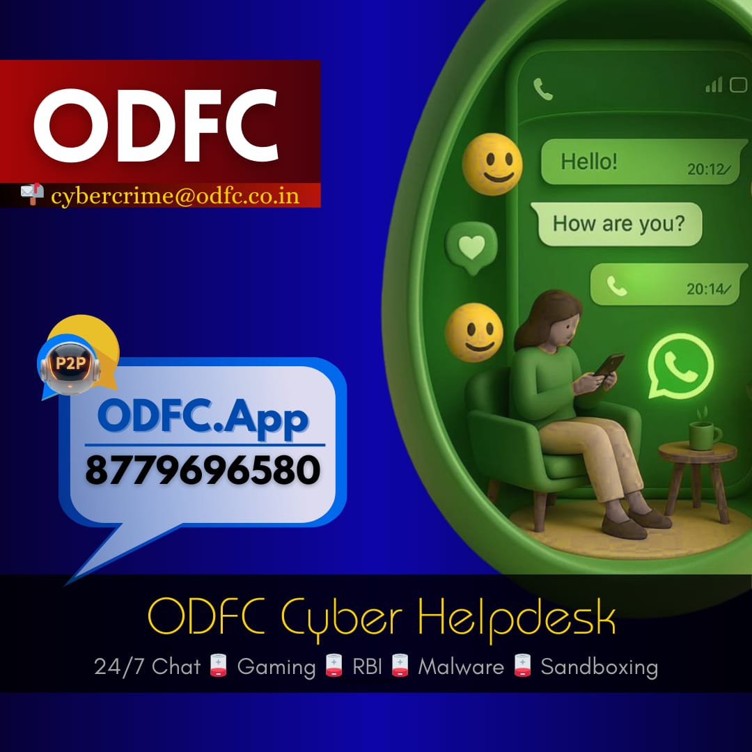 ODFCindia's tweet photo. ⭕ #ODFC: Your shield in the Digital World

🏡 https://t.co/q0Csx88M0m
🪀 8779696580
📨 cybercrime@odfc.co.in

#odfcapp #odfcindia #cybersafety #cyberforensics #odfcdigital #femaconsultant #cybersecurity #BankAccountFreeze #femaviolation #wfhscam #BankAccountFrozen #cyberhelp https://t.co/HouIogZF8I