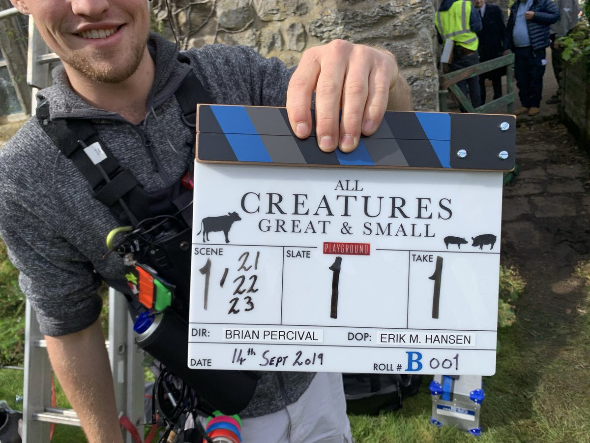 Slate one, take one: 14/9/19.
Six years. Six seasons, and counting. 

Thank you, everyone, for making it such a joy #ACGAS