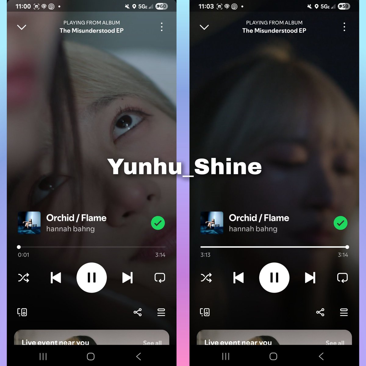 Yunhu_Shine's tweet photo. #StreamTheMisunderstoodEP #MISUNDERSTOOD #hannahbahng https://t.co/QzOFBrujoq