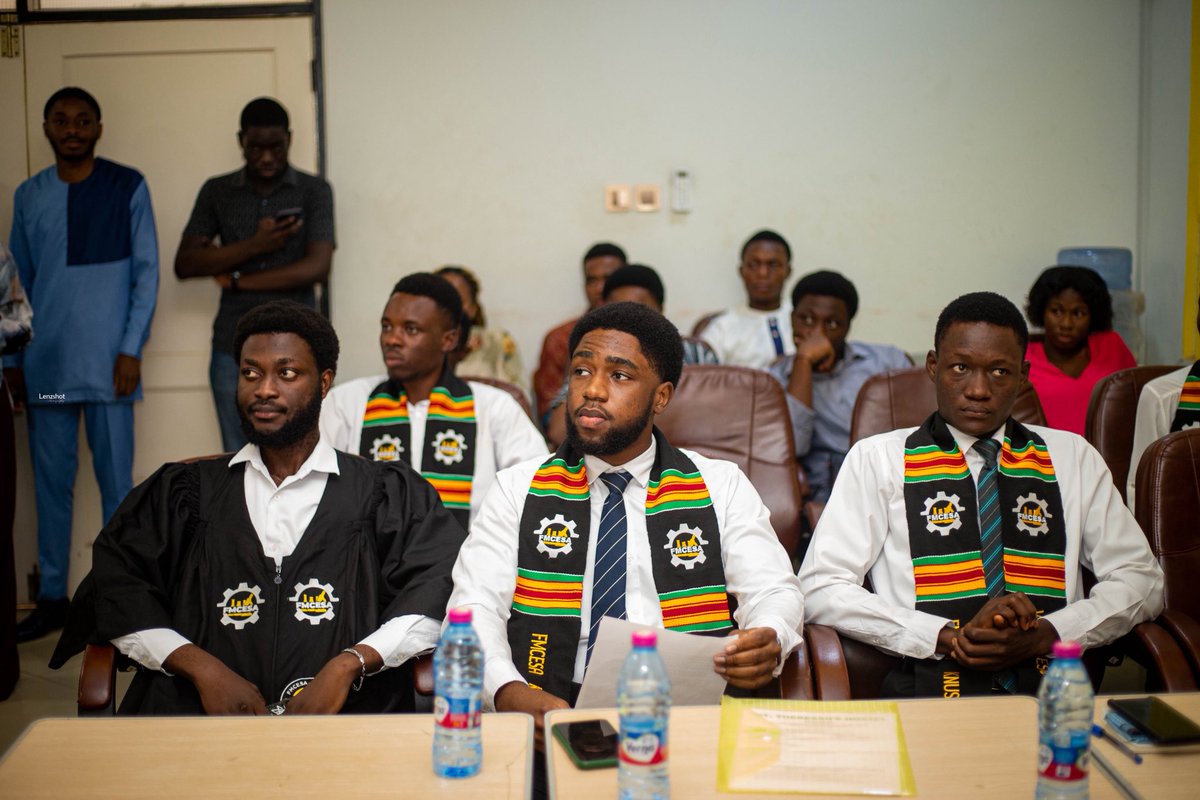 ethan_tetteh's tweet image. A new chapter begins. Today I officially take office as President of FMCESA.

Grateful for the trust, ready for the task, and committed to making our faculty stronger than ever. 

Let’s build, let’s lead, let’s excel 🫰🏼