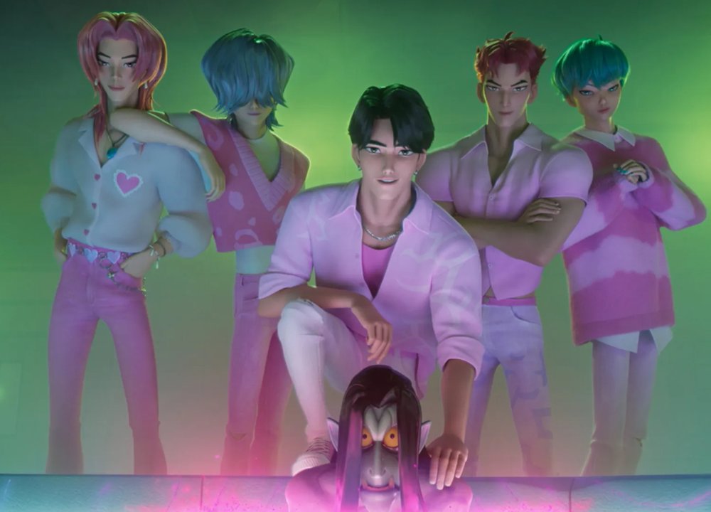 It’s a #KPop party! #SajaBoys hit #SodaPop looks to fizz to the top of the charts this week whilst #YourIdol aims to break the Top 5. Can they do it? 🥤

#KPop

Read more: officialcharts.com/chart-news/ed-…