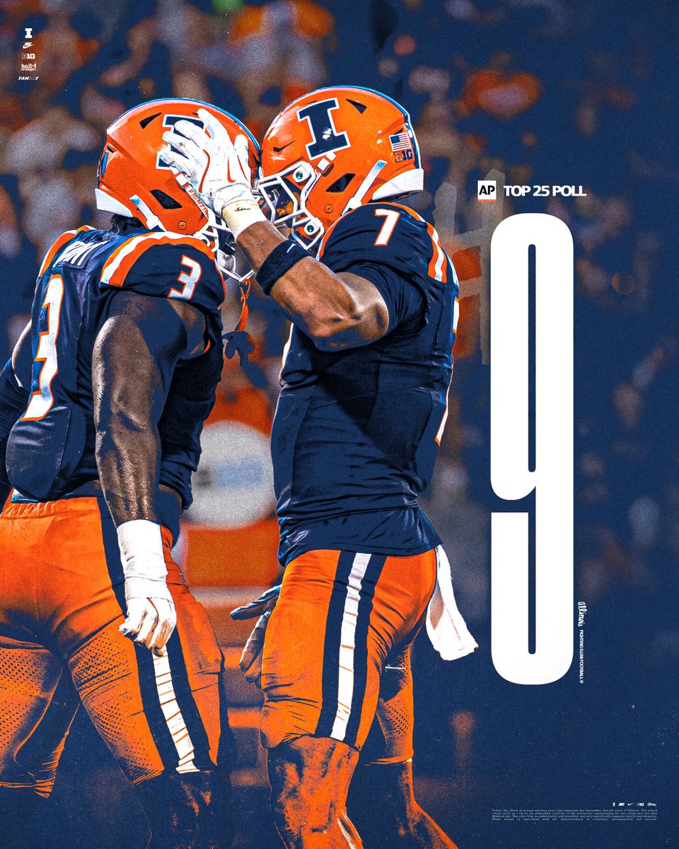 Same spot. Same mission. No. 9 in the AP Poll.