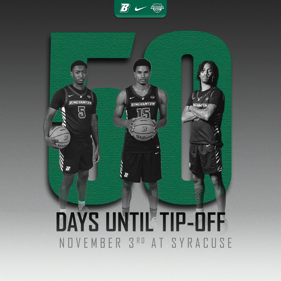5️⃣0️⃣ Days from the First Game of the Season!

#ONEBinghamton