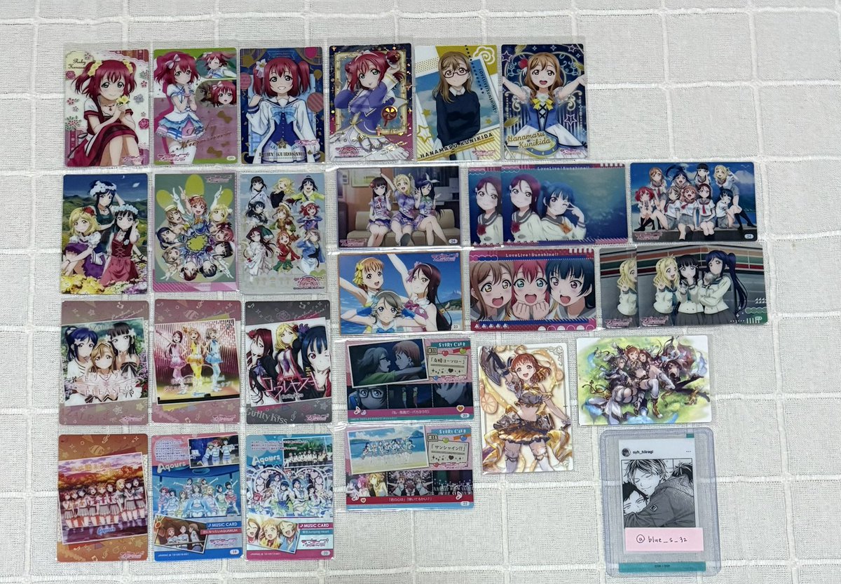 【譲渡】
ラブライブ！ μ's サンシャイン!! Aqours スクコレ ウエハース ヴァイス カード ラバスト 缶バッジ アクキー グッズ 譲渡 買取

【譲】1~9枚目（↓ツリーへ続く）
【求】定価以下（希望額）

※古いグッズ多数のため、状態△のものあり💧

📮郵送・大阪市内手渡し
お気軽にお声がけください📯