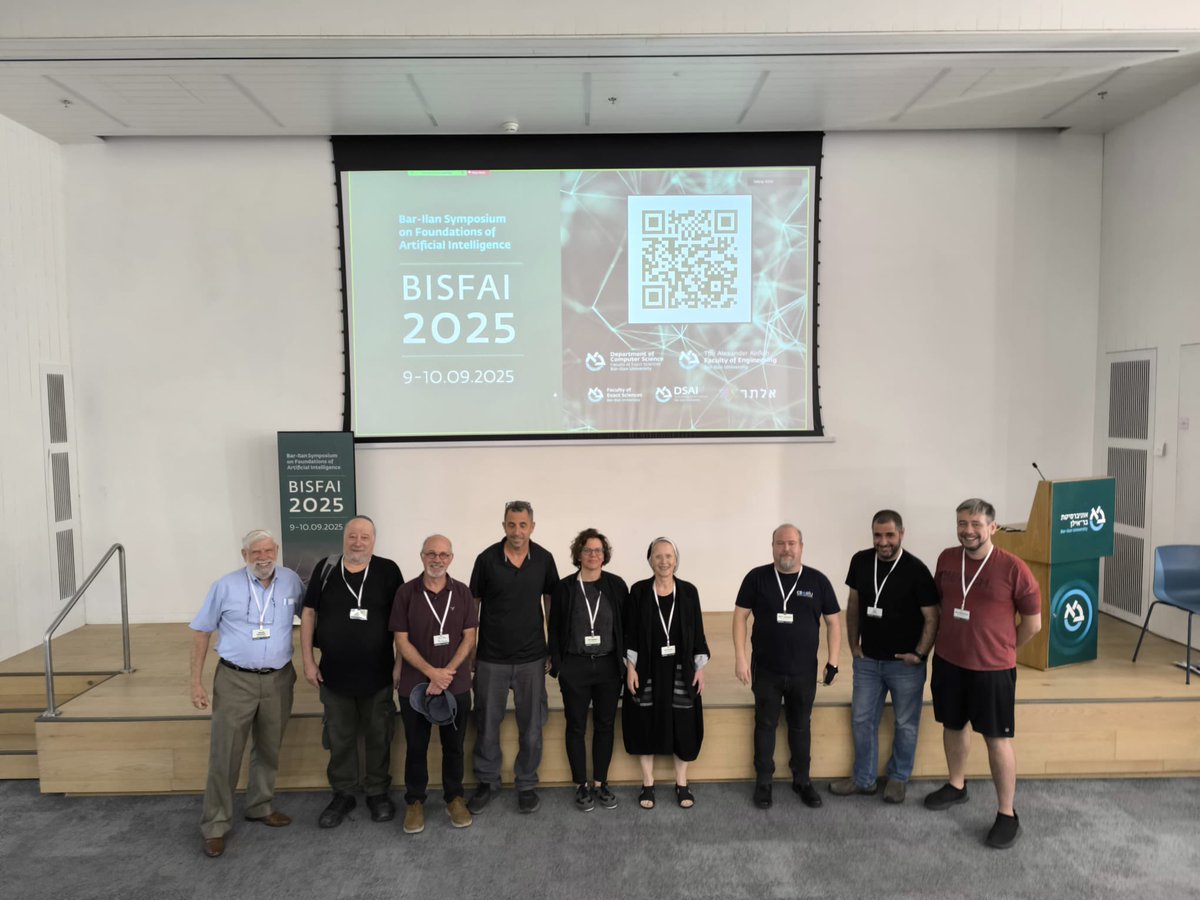 ✨ Last week we hosted the 17th #BISFAI Conference at Bar-Ilan University – the flagship gathering of Israel’s AI research community.
Two days of cutting-edge talks, groundbreaking studies, and inspiring discussions shaping the future of AI.
