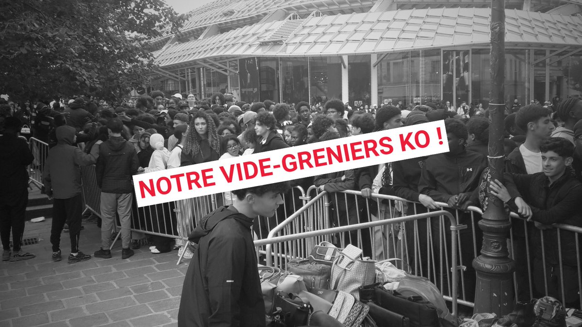 Notre vide-greniers a tourné court.

Des centaines de jeunes avaient envahi la pl. Joachim du Bellay suite à un événement initié par un établissement avec 1 influenceur.

La sécurité de tous était en jeu.

Responsabilisons &amp; sanctionnons les initiateurs !

adraqh.fr/notre-vide-gre…