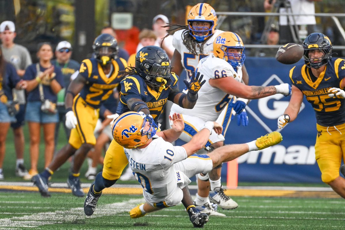 Jed Drenning (@thesignalcaller) on Twitter photo WVU Defense National Rankings:
Sacks: #2 (Tie)
3rd Down D: #19
Opp Red Zone TD Pct: #14
Takeaways: #14 (Tie) WVU Defense National Rankings:
Sacks: #2 (Tie)
3rd Down D: #19
Opp Red Zone TD Pct: #14
Takeaways: #14 (Tie)