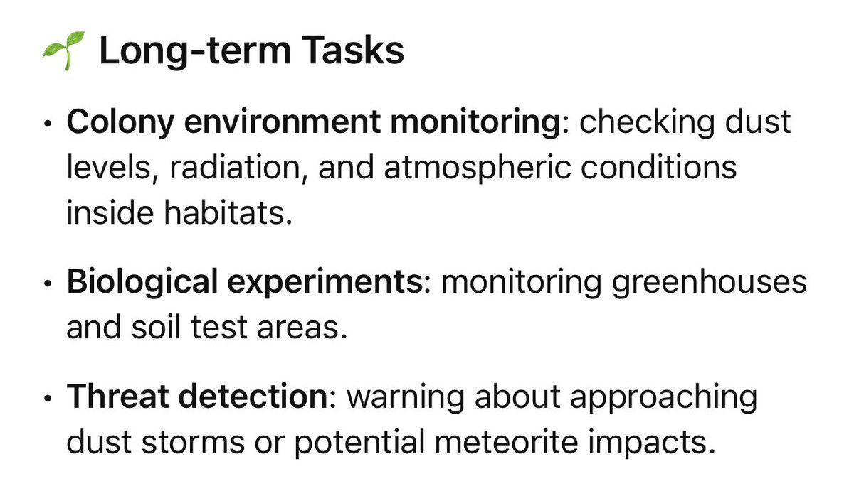Can you imagine 10,000 drones above the surface of Mars? If connected into a network, they could function as a “swarm system”—a distributed artificial intelligence capable of self-management and solving tasks without constant human input. This would resemble a “swarm brain”. 🧠🔴