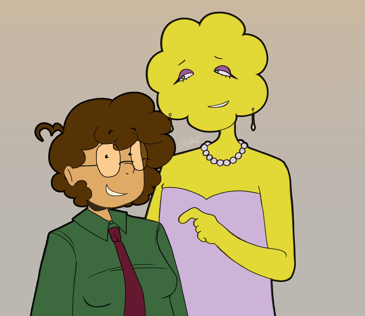 dailyspringster's tweet photo. Day 16: yuriposting idk / genderswapped Juan and GORGEOUS girl Summer 🤭💞#dnbneuroscience #juanxsummer #daveandbambi https://t.co/VoZIAx7iYk