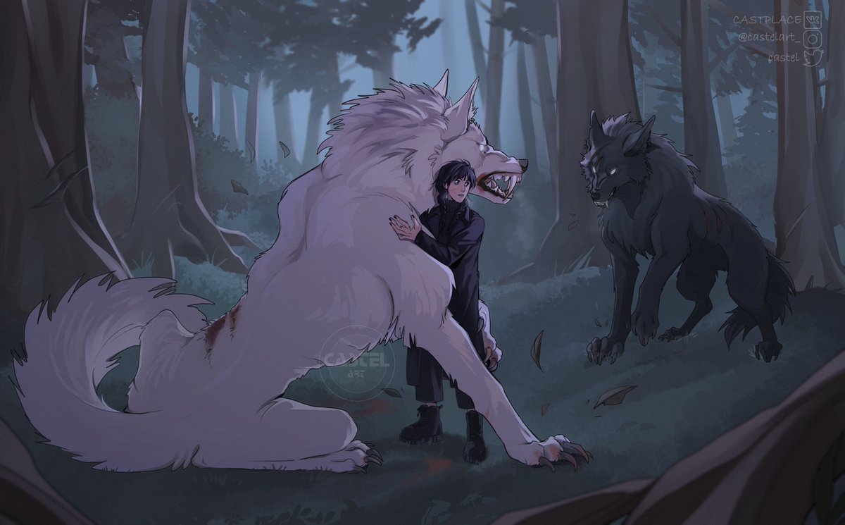 castplace's tweet photo. "You're my Pack" 

#wenclair #wenclairfanart #wednesdaynetflix https://t.co/IduwO1kleZ