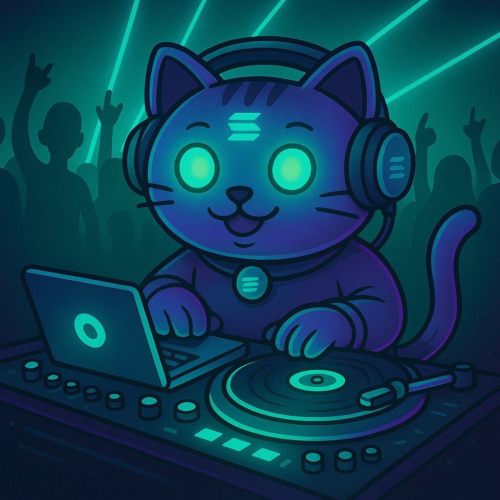 cryptosignsclub's tweet image. GM fam!

DJ Kitty dropping only good vibes tonight 🎛

#sol #solana #memetrack #kol #calltobuy #calltosell #trading #trade #pumpfun