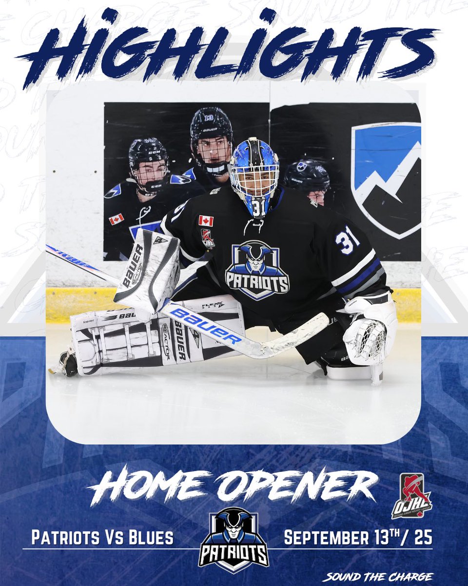 Westwood was rocking last night 🔊 Highlights from our battle with Collingwood 🎬

Watch here: youtu.be/Eyk9Q66i0p8?si…

#ojhl #torontopatriots #soundthecharge #toronto #hockey #gameday #nextup  #ontothenextone #bigwin #fyp