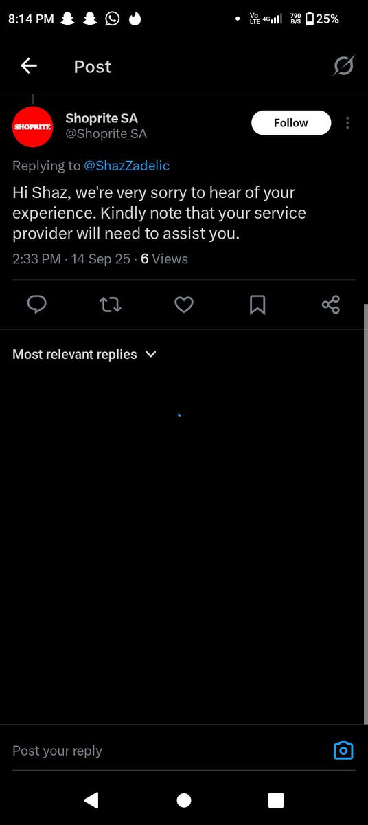 ShazZadelic's tweet photo. The red and white brands, taking me for a p*es and refusing to take a countability. I don't care how much money it is, this is my hard earned money and this about principles now. Whose fooling who? @Shoprite_SA @Vodacom https://t.co/sKTmWHc3TK