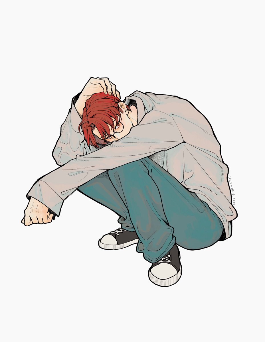 doodleofsms's tweet image. Ezra dudel ✍️ #oc 
Trying to draw pose from memory