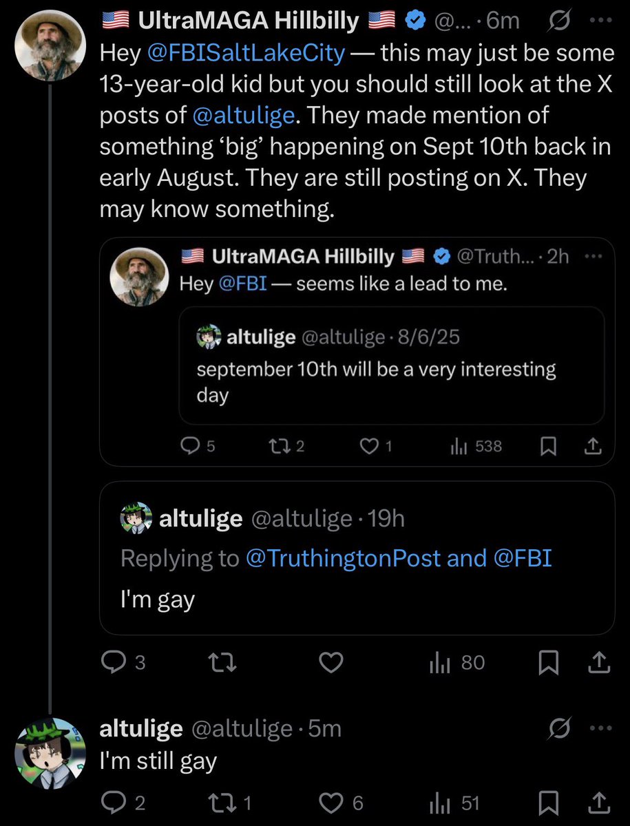 alex (follows back) | #FREESCHLEP (@idkallex) on Twitter photo im sobbing oomf got a tweet with like 15m views and these republicans dont even know hes from and lives in brazil 😭 
“they may know something” what??? 😭 😭 im sobbing oomf got a tweet with like 15m views and these republicans dont even know hes from and lives in brazil 😭 
“they may know something” what??? 😭 😭