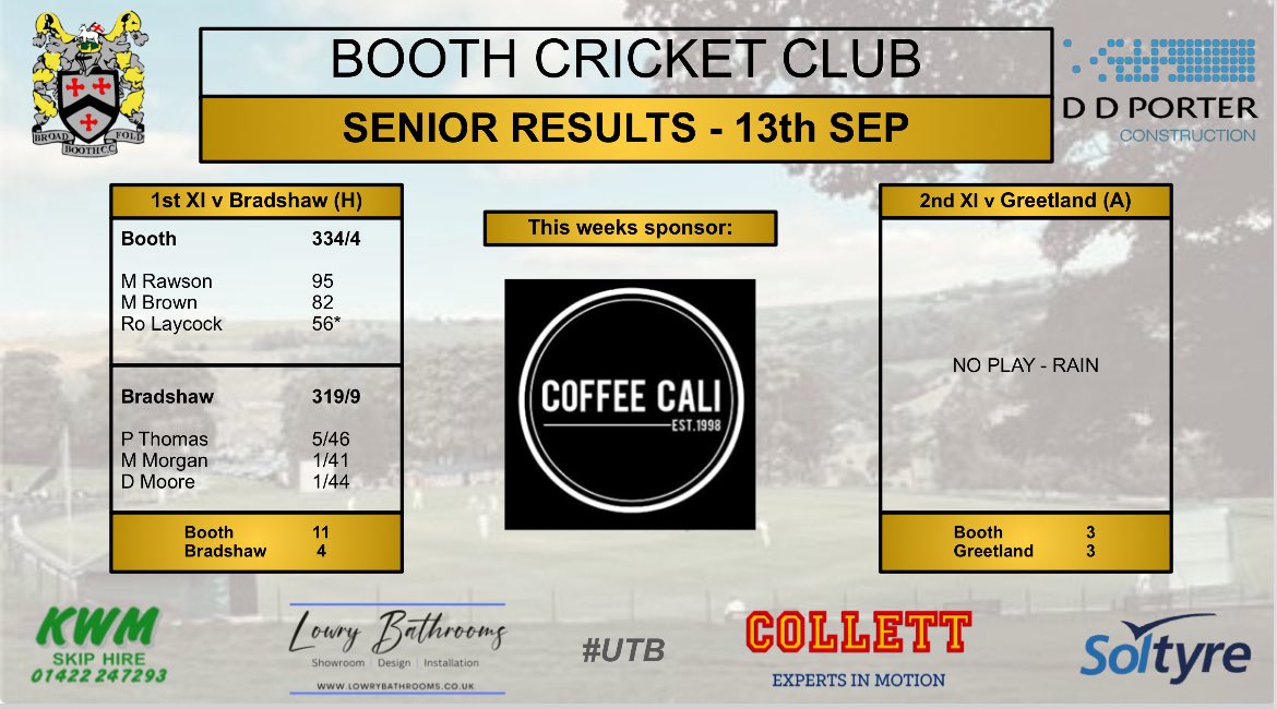 Booth Cricket Club tweet media