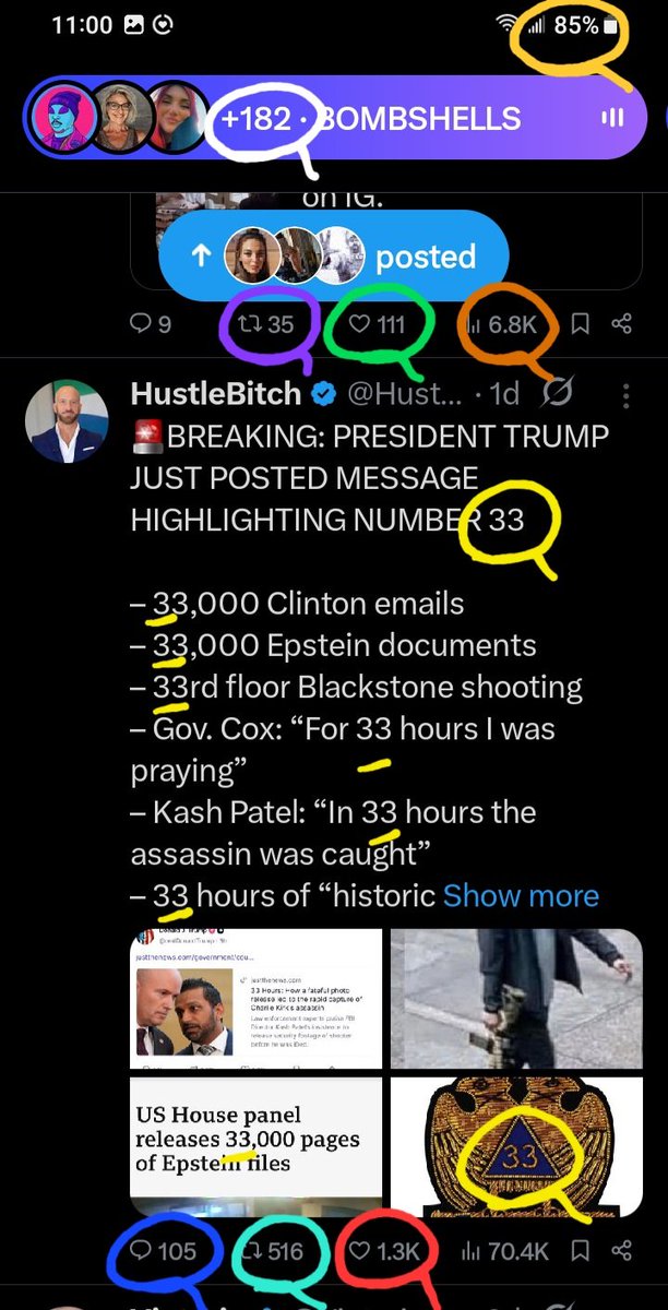 DeanDavis33's tweet image. 1️⃣8️⃣3️⃣ #EighteenThrees 
🎰 #WhatAreTheOdds 🪽
1️⃣8️⃣2️⃣ #OneEightTwo
1️⃣0️⃣5️⃣ #OneZeroFive 
1️⃣1️⃣1️⃣ #OneOneOne 
🐸3️⃣3️⃣ #ThirtyThree 
5️⃣1️⃣6️⃣ #FiveOneSix 
❤️‍🔥6️⃣8️⃣ #SixtyEight 
🐇8️⃣5️⃣ #EightyFive 
🦋3️⃣5️⃣ #ThirtyFive 
💥1️⃣3️⃣ #Thirteen