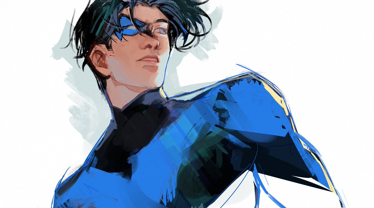 doodling my bae #Nightwing