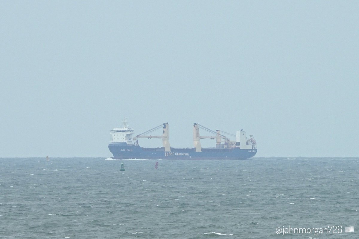 johnmorgan726's tweet photo. The BBC PEARL, IMO:9504786 en route to Baltimore, Maryland @BShipspotting @BaltoChes flying the flag of Antigua &amp; Barbuda 🇦🇬. #BBCChartering #GeneralCargoShip #BBCPearl #ShipsInPics https://t.co/uq8yR0A01l