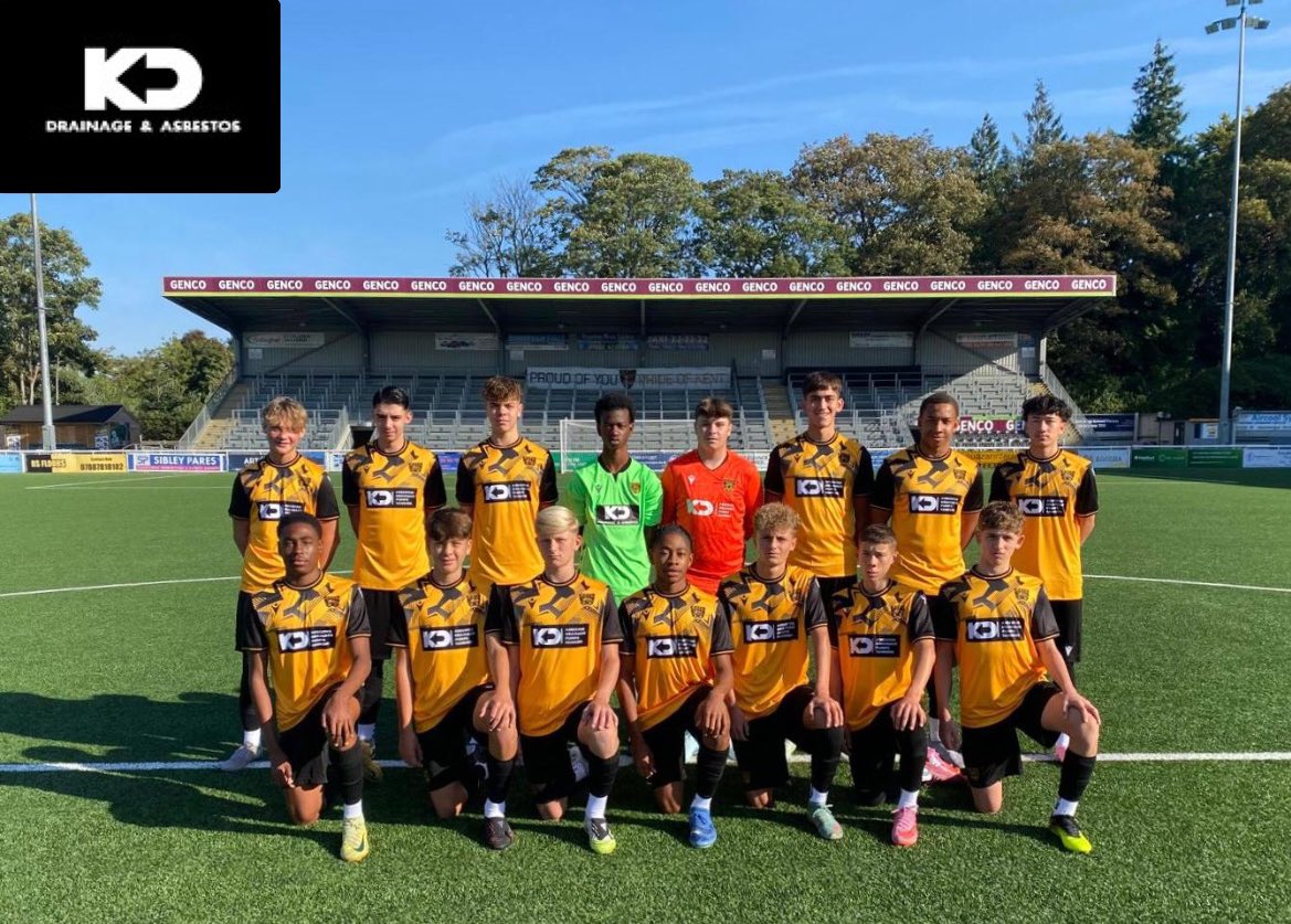 Well done to our <a href="/maidstoneunited/">Maidstone United</a> U15s who won 3-0 away at Farnborough today <a href="/kdgroup_/">KD Drainage and Asbestos</a>