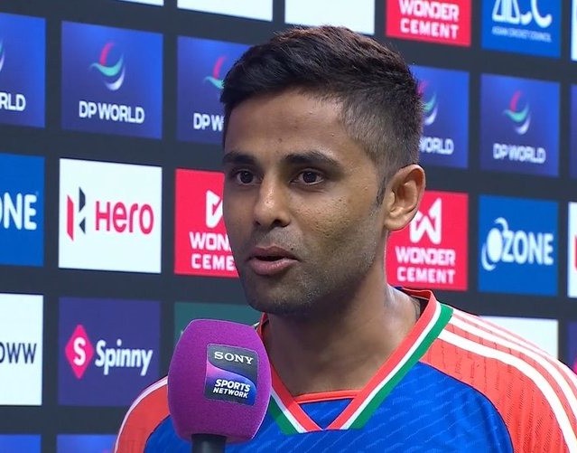 "We stand by the victims of the families of Pahalgam terror attack. We express our solidarity. Want to dedicate the win to all our armed forces who showed a lot of bravery."

Suryakumar Yadav's massive statement after thrashing Pakistan by 7 wickets

#AsiaCup #IndiaVsPakistan