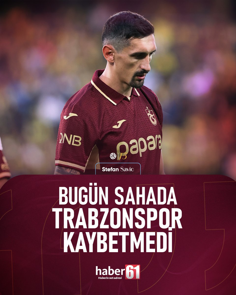 Trabzonspor'un kaptanı Stefan Savic: "Bugün sahada Trabzonspor kaybetmedi. Bugün Türk futbolu kaybetti."