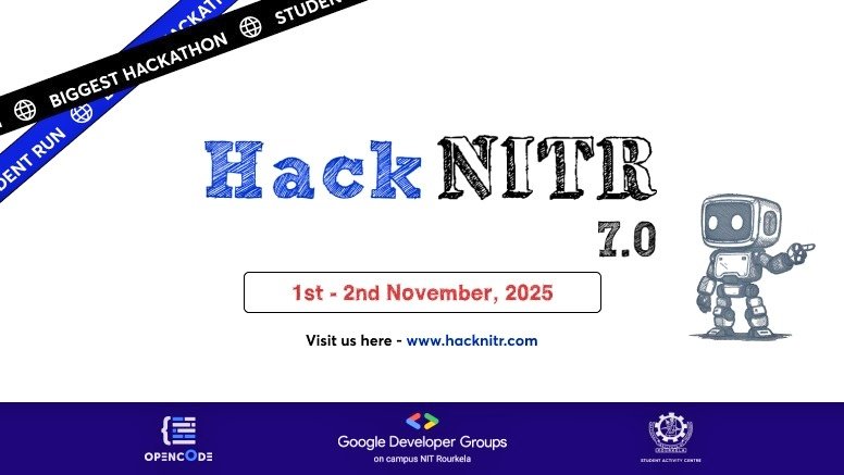 susantsharma56's tweet image. @hacknitr 7.0 is HERE!🚀 

Eastern India’s BIGGEST hackathon where innovation meets impact 🌍

🎯 36 hrs of non-stop hacking
🤝 Network w/ mentors &amp;amp; experts
🏆 Win prizes, swags &amp;amp; career opps

📅 Nov 1-2 |📍NIT Rourkela
🔗 Register: hacknitr7.devfolio.co/?ref=ef63de09b3

#HackNITR7 #Hackathon