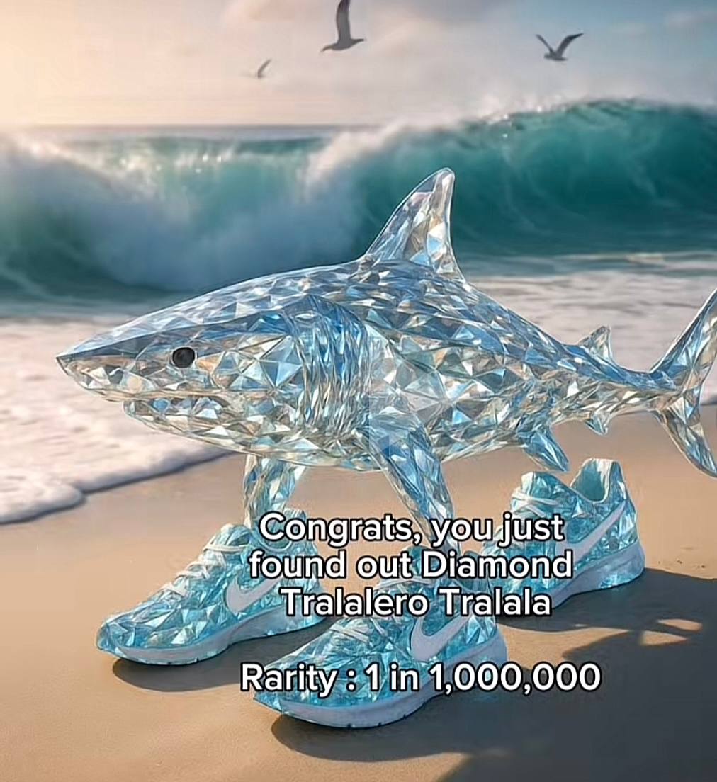 Diamond hand your Tralalero Tralala