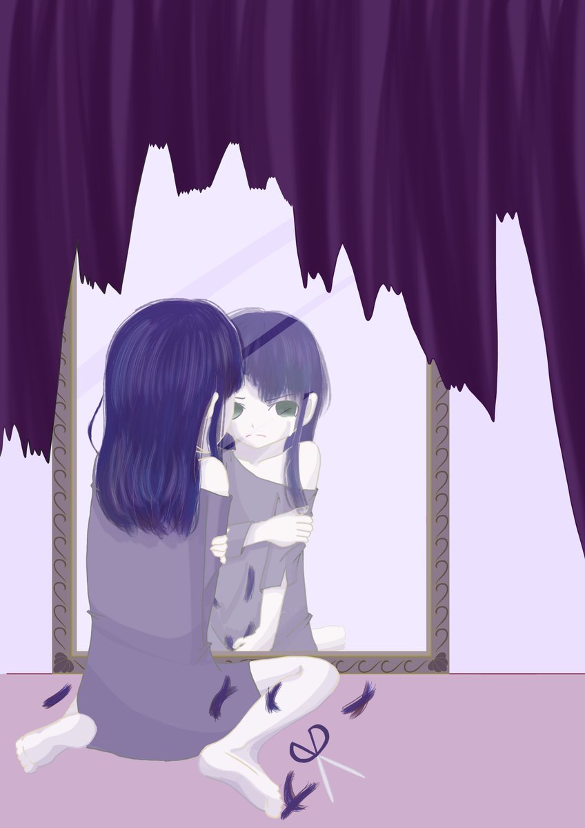 _DIIK_'s tweet image. ｢全て切ってしまえば...｣
#イラスト
#デジタルイラスト
#イラスト練習