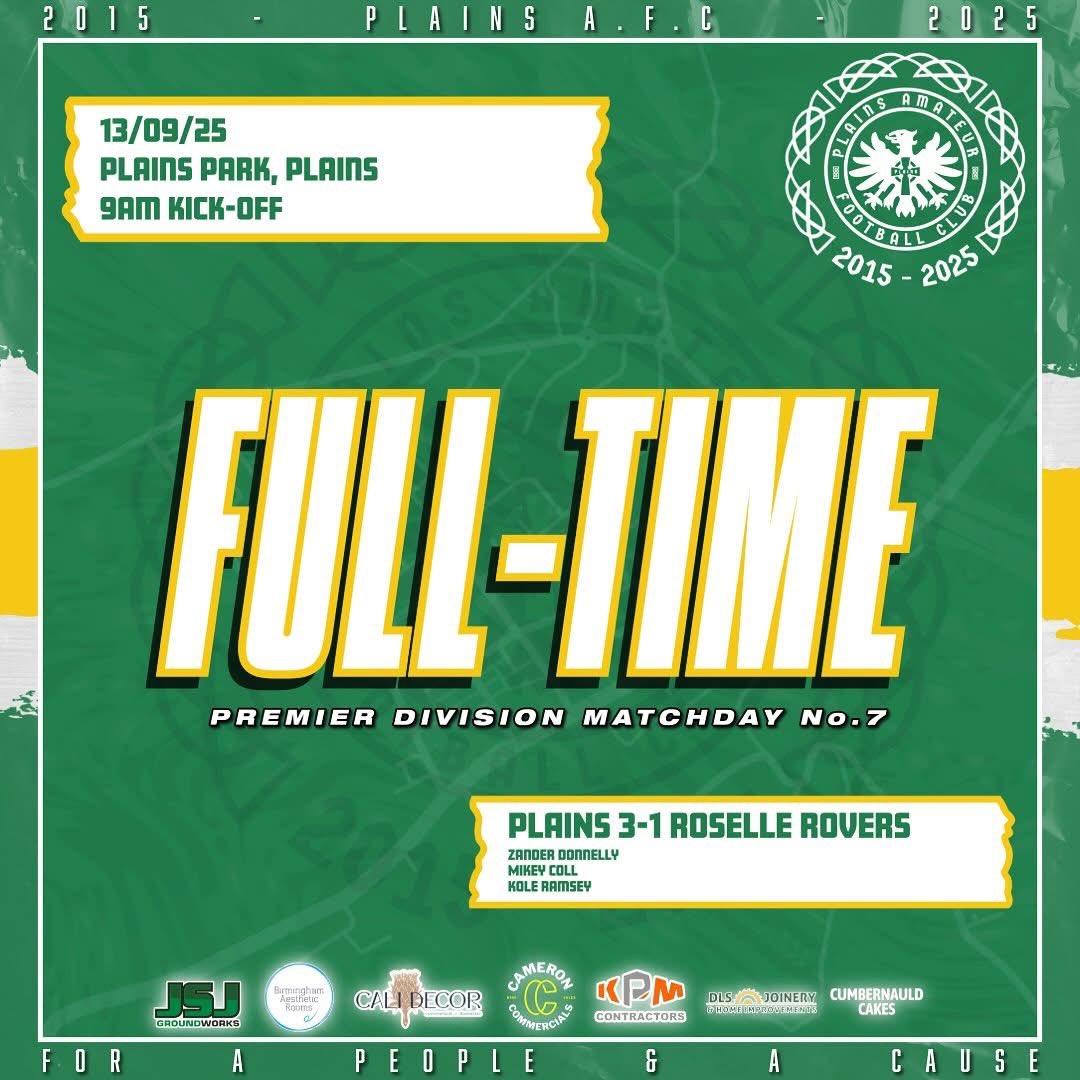 Plains AFC tweet media