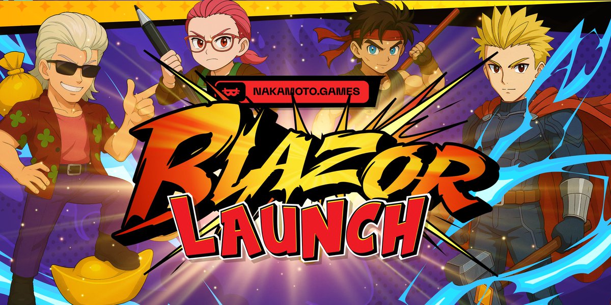 NakamotoGames's tweet photo. 3...2...1... gooooooooooooooo! 🚀 the week kicks off with a bang! Blazor Beta is LIVE on mobile!

📱 @GooglePlay: https://t.co/hAYPWLA0a1

🍎 @AppStore: https://t.co/ubYPoVoYUA

Two weeks of live testing before the full release, this one’s pure adrenaline. 👀

Thrilling action, nonstop gameplay, and zero chance you’ll want to quit. 🤩

Go. Play. Enjoy. 🔥🎮 $NAKA #BUIDL