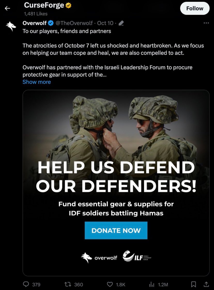 i dont even know why ppl still use curseforge like, modrith is 10x easier to use with better UIs and curseforge supports the IDF 

like did we all forget abt curseforge supporting genocide