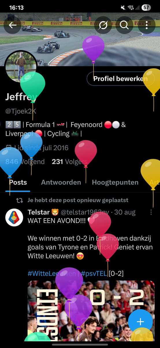 Tjoek2K's tweet photo. Balloon day 🥳 https://t.co/dBYnuYQzWU