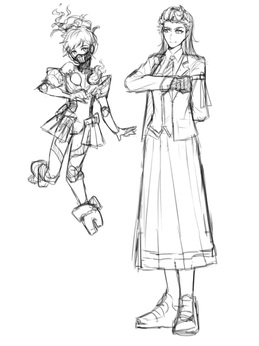 Fem first years but they barely look different from their male counterparts #twst