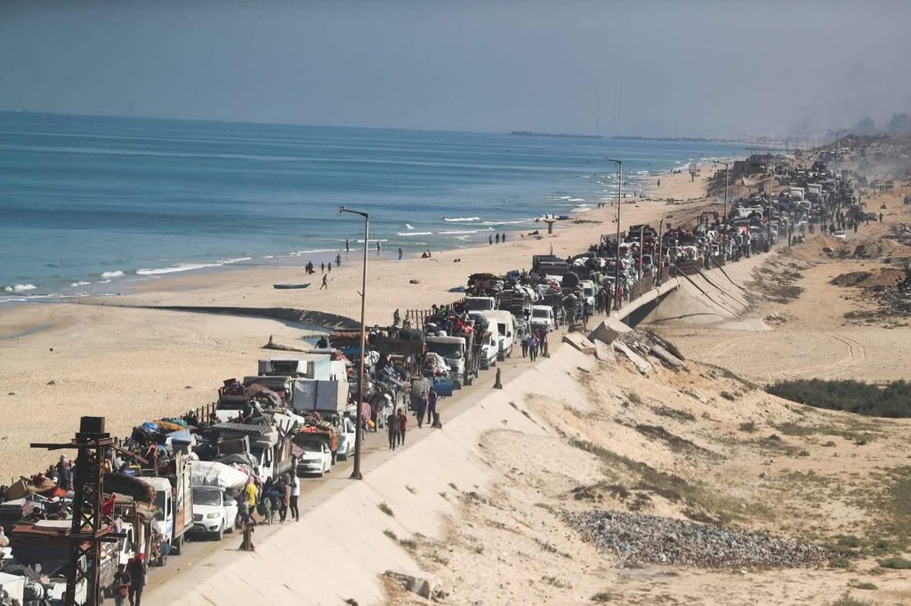 For those who don’t know, Gaza is being erased in real time — its people are being driven from their homes in a mass forced displacement.