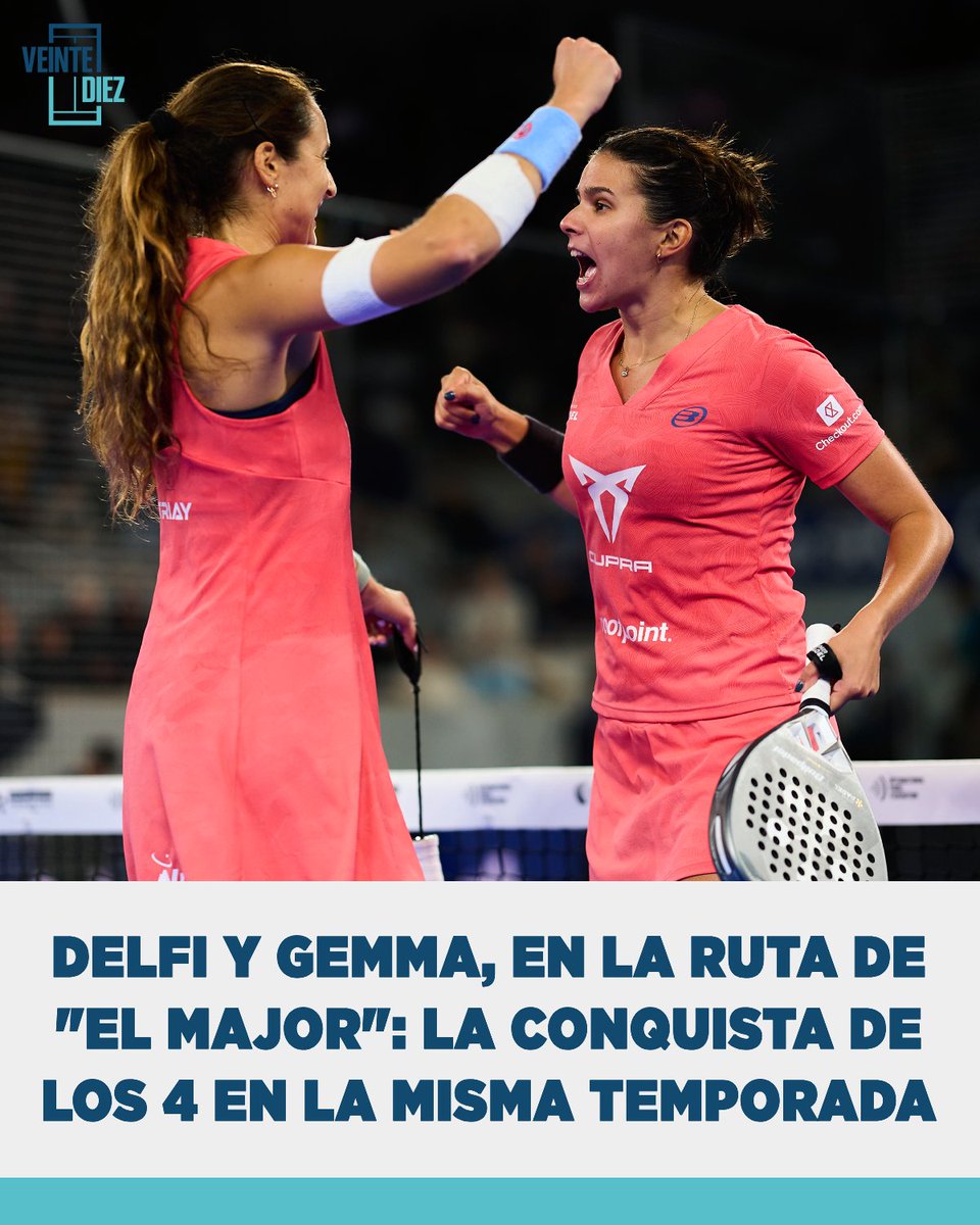 Las número 1 se llevaron los tres majors que se disputaron:

✅ Doha 🇶🇦
✅ Roma 🇮🇹
✅ París 🇨🇵

Van por la temporada perfecta en grandes torneos en Acapulco 🇲🇽 (11 a 30 de noviembre).

👑 Gemma lleva ganados los cuatro consecutivos, porque ya se coronó en México en 2024.

🔙 La