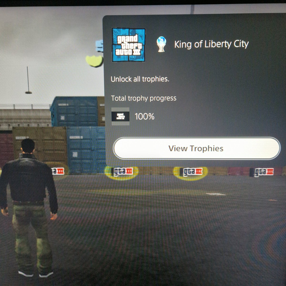 PeterClyneJr's tweet photo. FINALLY after 5 years, multiple bugged Save Files, corrupt Save Files I got the Platinum Trophy in GTA 3. 

Platinum Trophy #354 https://t.co/ZpEnhZjrp8