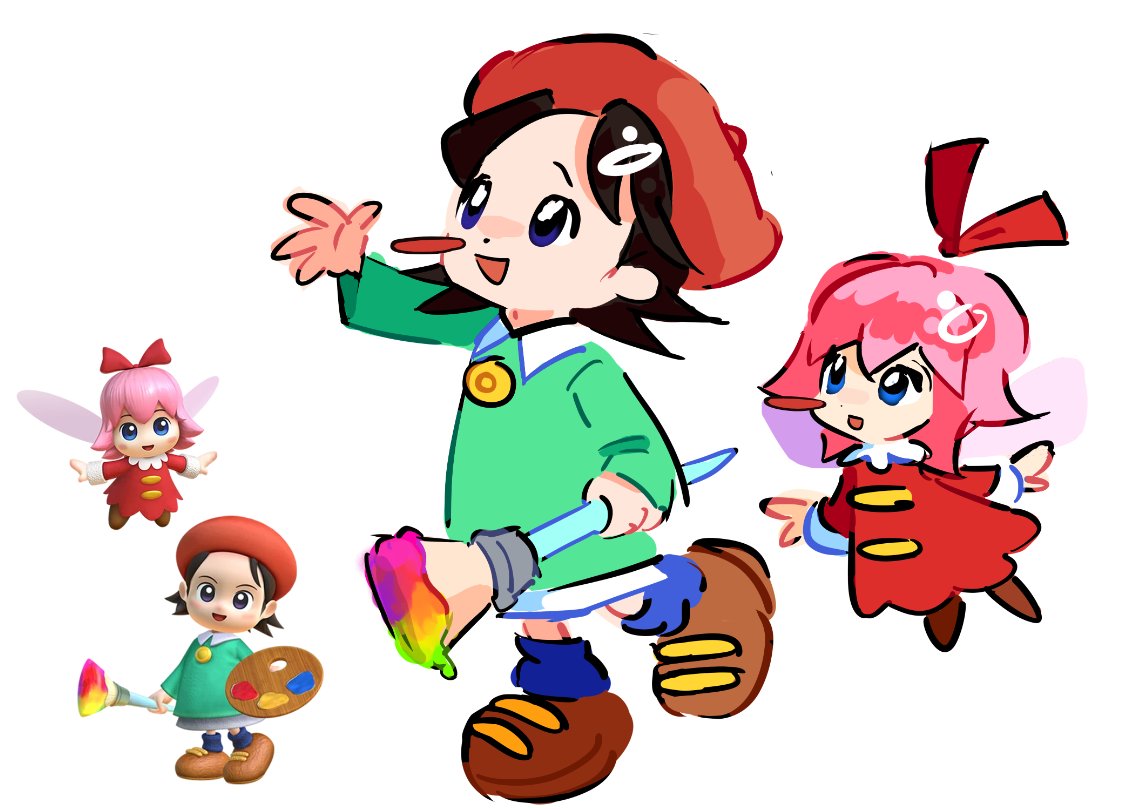 "Hi I asked for Adeleine and ribbon, I misunderstood how the page worked, I'm sorry" - Fennyiskool.straw.page

I never recieved a req for these two but also my strawpages main purpose is to get reqs so no worries lele,,  #kirby #adeleinekirby #ribbonkirby #nintendoart
