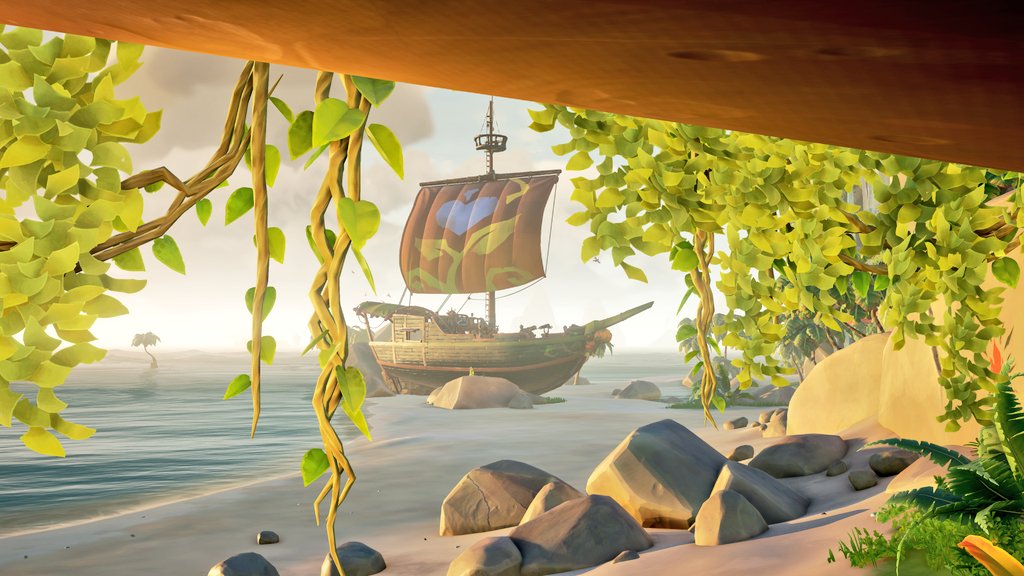 oedipais's tweet photo. Day 21 of #DailyShipPost. Excuse me sir. You're not allowed to park there... #SeaOfThieves @SeaOfThieves https://t.co/3y3XG37dWC