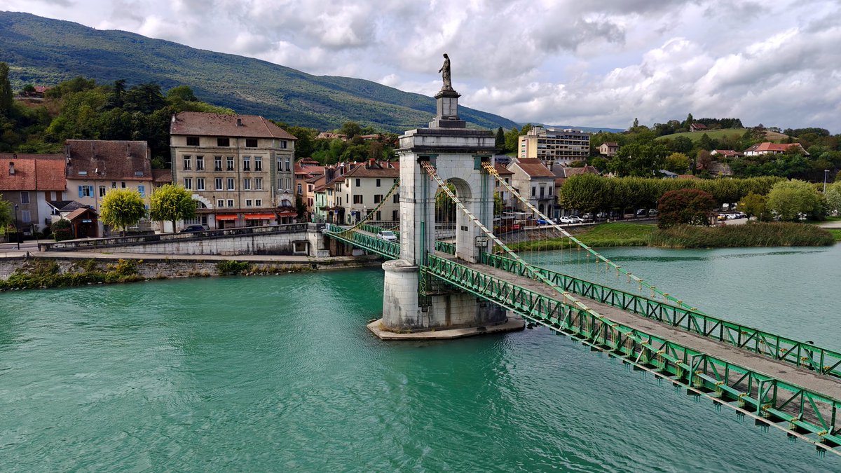 Daar waar de Rhône nog blauw is