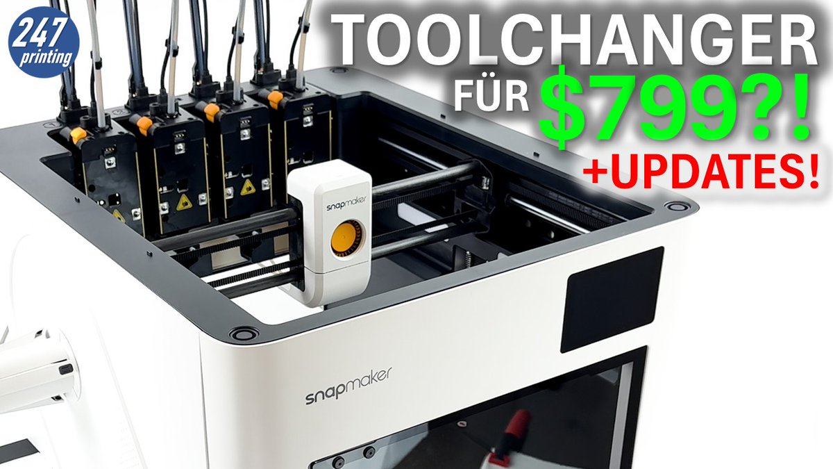 Neues deutsches Video online:

Snapmaker U1 Vorschau - ein krasses Angebot...
Dt. Bonus: Updates seit Kickstarterstart!

Gleich hier schauen: youtu.be/FGM7wkrvZkA