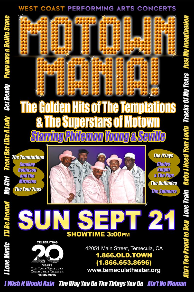 Old Town Temecula Community Theater tweet media