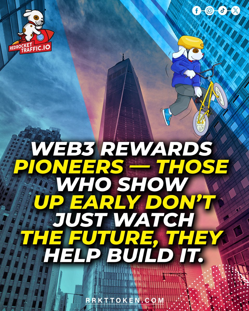 RedRocketRRKT's tweet image. Web3 rewards pioneers — those who show up early don’t just watch the future, they help build it. 🛠️
.
Visit our website 👉rrkttoken.com
.
#RRKT #RedRocketToken #memecoin #crypto #altcoin #BEP20 #blockchain #pancakeswap #pancake #tokenomics #decentralized #cryptocurrency