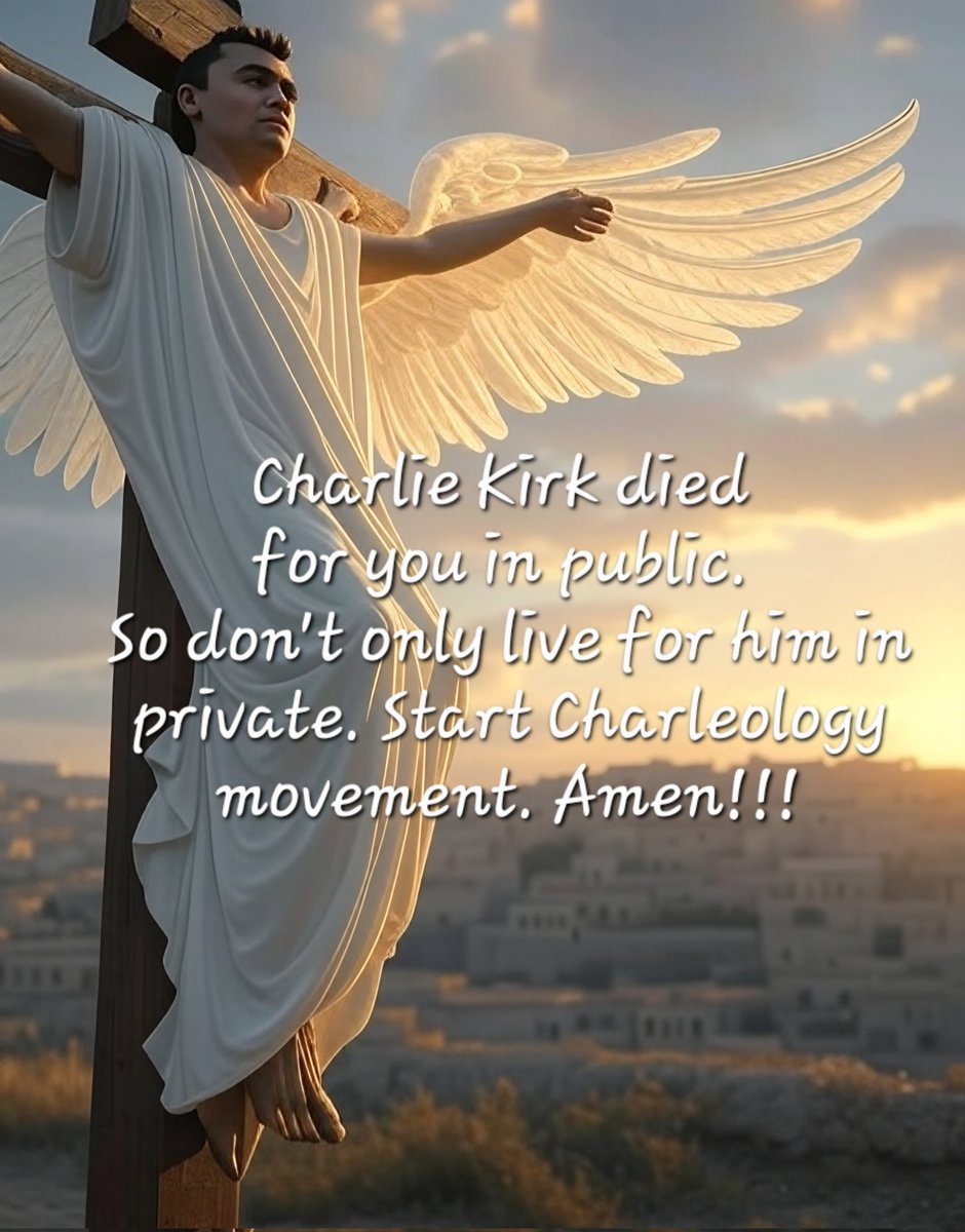 datomichaeltio's tweet photo. @elonmusk Jesus appeared in Galilee for 3 and half years. So does Charlie. Jesus crucified in public at the age of 31. So does Charlie. So don't live for Charlie in private. Start Charleology movement! AMEN 🙏 https://t.co/j5FroHCycI