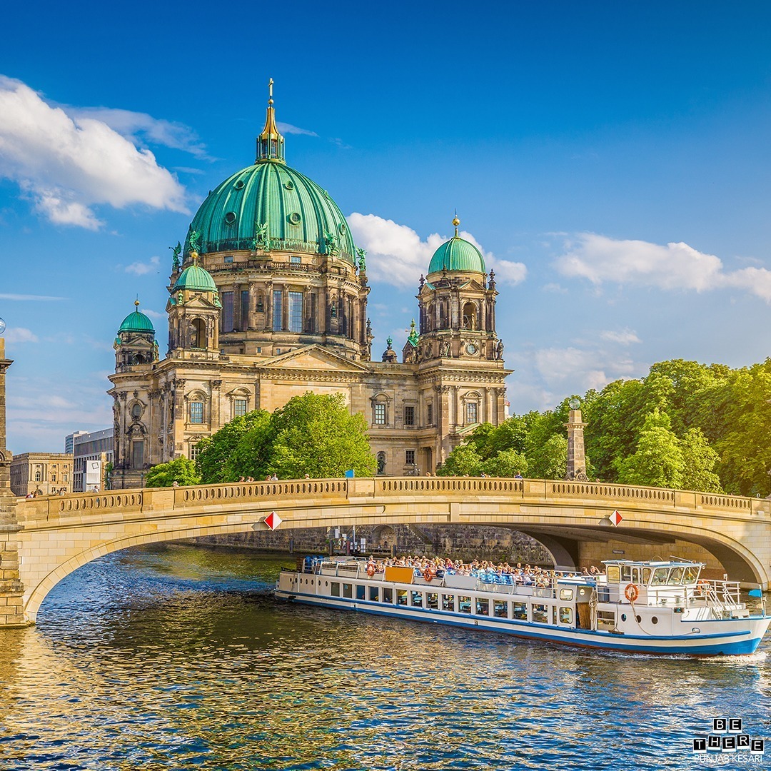 Beautiful view of historic Berlin Cathedral in Germany